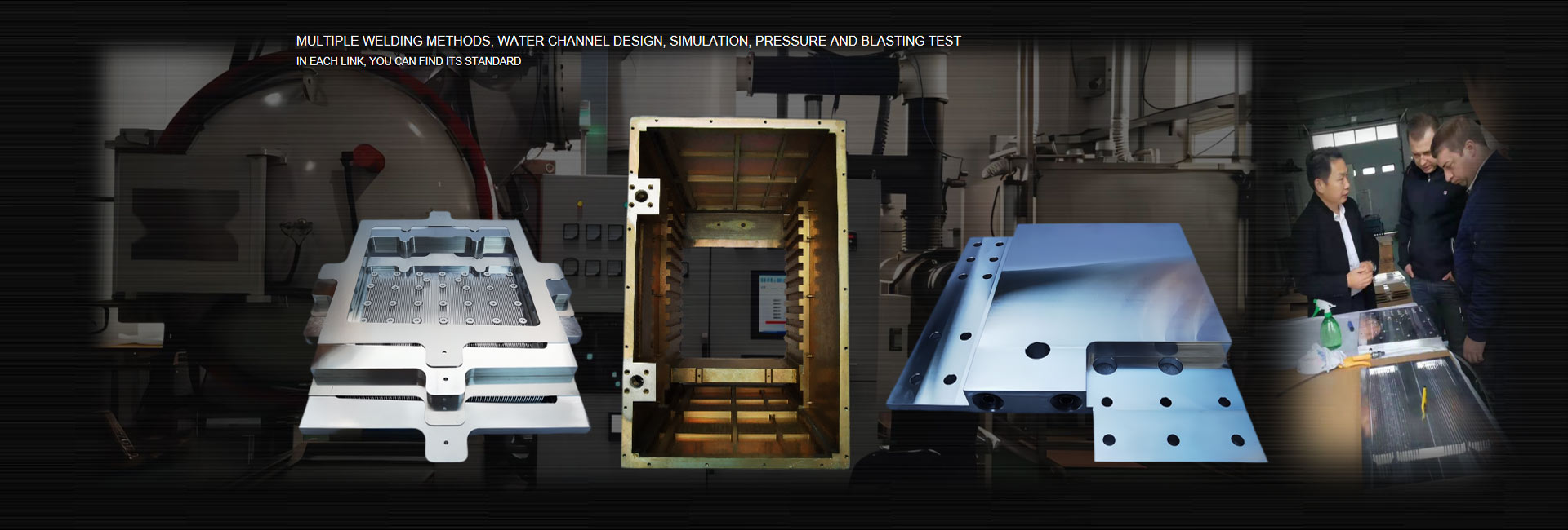 Vacuum brazed Water cooling pl